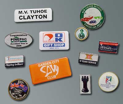 The Badge Team - Lapel Badge examples