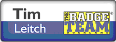Tim Leitch name badge